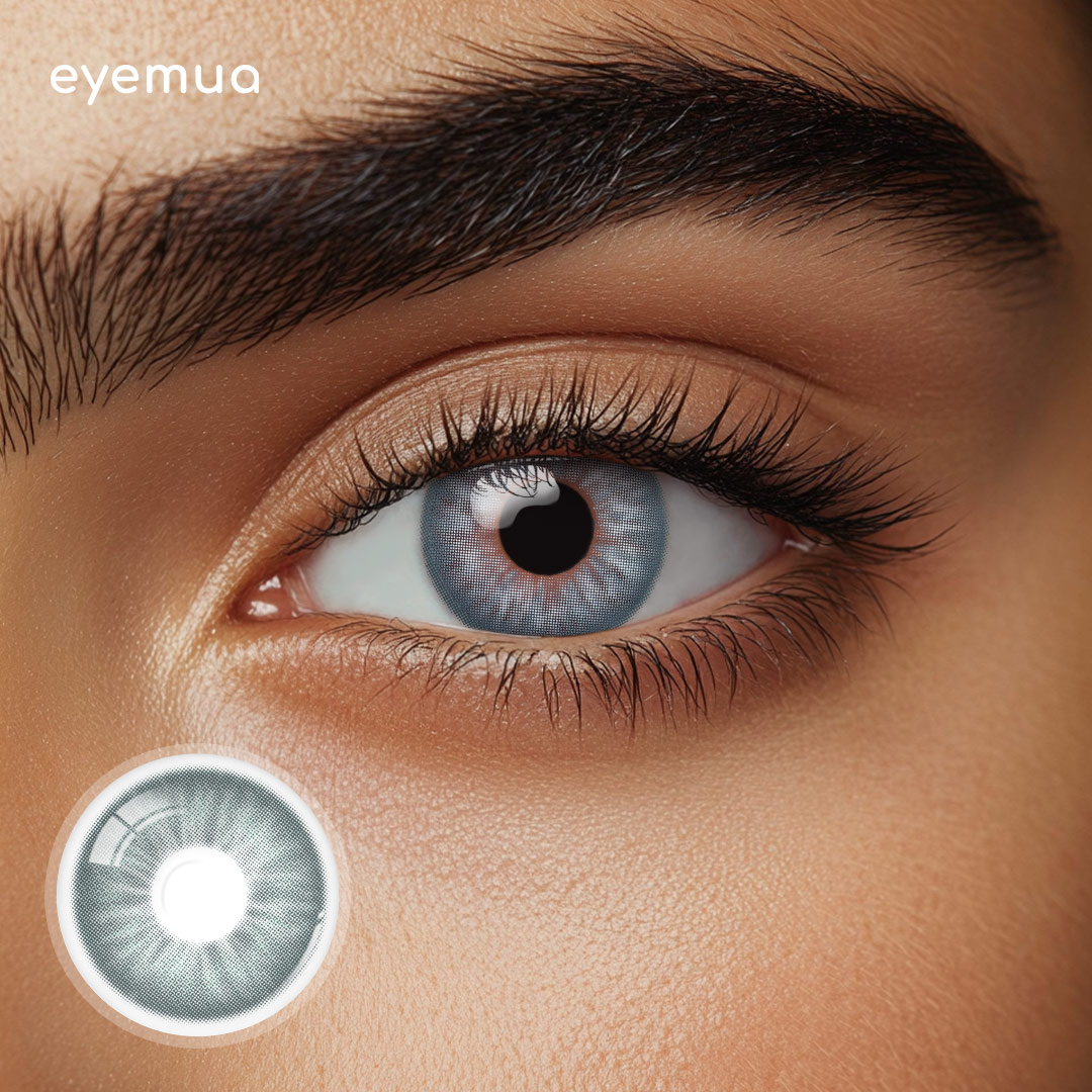 Eyemua Flourish Green Men Colored Contact Lenses
